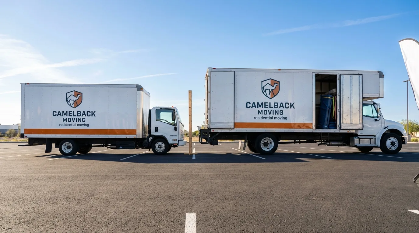 Moving truck size capacity guide in Lenoir City